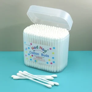 200pcs Disposable Grade Cotton Swabs Eco Friendly Ear Cleaning Cotton Buds for Personal Hygiene
