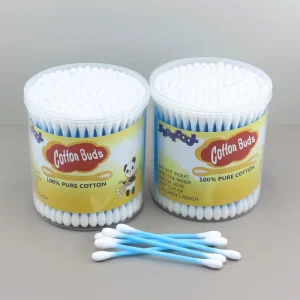 200pcs Disposable Medical Grade Cotton Swabs Eco Friendly Ear Cleaning Cotton Buds for Personal Hygiene First Aid Use