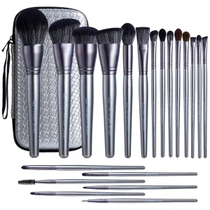 20PCS Professional Luxury Makeup Brush Set Private Label Premium Synthetic Foundation Eyeshadow Makeup Brushes with Bag