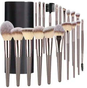 3-20pcs Soft Fluffy Female Beauty Tool Custom Brush Set for Foundation Eyeshadow Highlighter Makeup Brushes