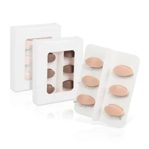 3 Pairs Set Tattoo Training Eyes Mannequin False Eyelash Extension Practice Head Model Silicone Removable Eyelids Makeup Tools