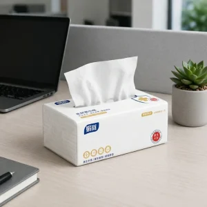 3 Ply Facial Tissues Soft Disposable Paper Towels Virgin Wood Pulp Gentle for Face Skin Household Daily Use