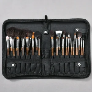 30 Piece Full Makeup Brush Set Synthetic Hair Fan Brush Wood Handle Face Lip Training Beauty Care Tools