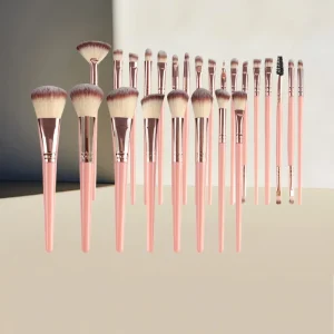 30 Piece Professional Makeup Brush Set for Face and Eye Shadow Usage