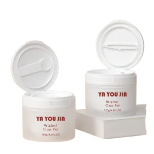 30ml 50ml 100ml 120ml 150ml PP Double Layer Transparent Frosted Plastic Flip Lid Cosmetic Cream Jar Eye Cream Lotion