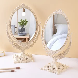 360 Degree Beauty Cosmetic Circular Mirror Double Sided Makeup Mirror