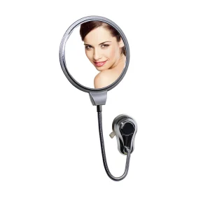 360 Degree Rotation Bathroom Makeup Mirror Powerful Suction Cup 8X 10X Magifying Vanity Mirror Lighted Makeup Mirror