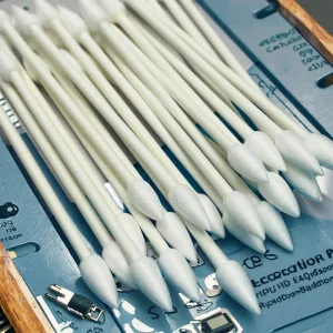 3mm Double Sided Cotton Swab Stick Pointy Sharp Head 25pcs Industrial Use Multi-Purpose Cleaning Paper Stem Cotton Buds