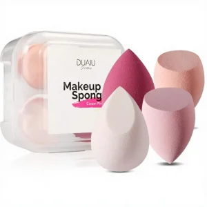 4 Pcs Washable Makeup Sponge Set Beauty Foundation Blending Sponges Liquid Cream Powder Makeup MAS455