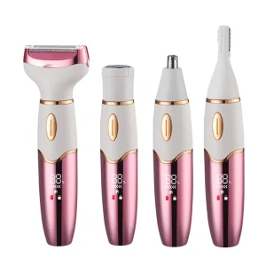 4 in 1 Electric Razors for Women Rechargeable Women Electric Trimmer for Face Arm Body Legs Underarm Bikini