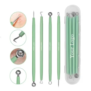 4 in 1 Stainless Steel Acne Needles Blackhead & Black Head Remover Face Nose Pore Cleaner Beauty Personal Care Product