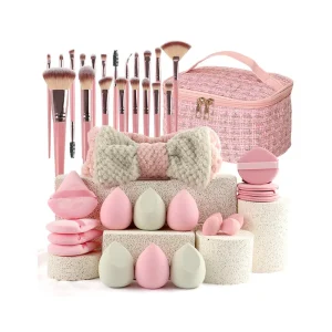 40/21 Piece Beauty Makeup Brush Set Large Combination Face Cleaning and Cosmetics Baeuty Tools