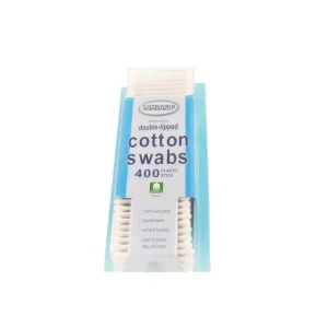 400pcs blister Card Double headed Plastic Stick Cotton Swabs Ear Cleaning Cotton Bud