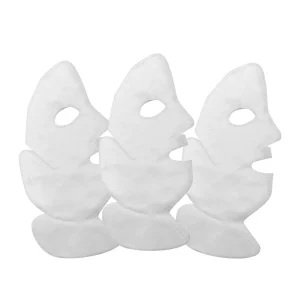 40gsm 3D Facial Mask Cloth Polyester Viscose Ear Hook Facial Mask Paper Face and Neck Facial Mask Fabric