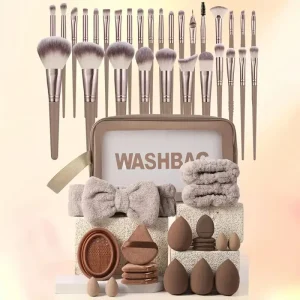46 Pcs Complete Makeup Tools Set Multi Function Beauty Cosmetic Tools Kit