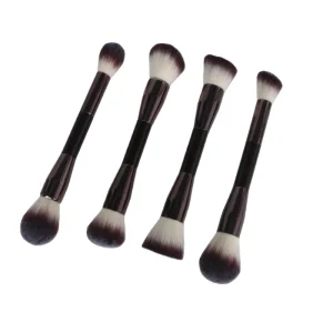 4Pcs Makeup Brush Set Soft Foundation Blush Eyeshadow Concealer Brushes Portable Cosmetic Tool for Women Daily Travel Use