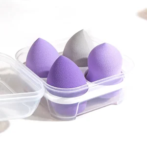 4pcs 8pcs Cosmetic Puff Makeup Sponge with Storage Box Foundation Powder Sponge Beauty Tools for Women Make up