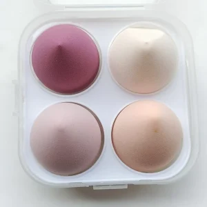 4pcs Makeup Sponge Blender Cosmetic Puff Soft Foundation Sponges Powder Puff Women Make up Accessories Beauty Tools