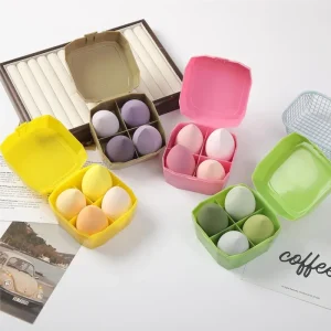 4pcs Sponge Makeup Makeup Sponge with logo Makeup Accessory Custom Foundation Egg Design Make up Accessories Kit
