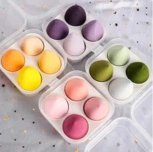 4pcs box Makeup Sponge Egg Blenders Blending Sponge Foundation Applicator Cosmetic Sponges Makeup Powder Puff Tools B1