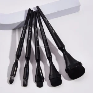 5 Black Advanced Makeup Tools Foundation Brush Eyeshadow Brush Handle Makeup Brush Set
