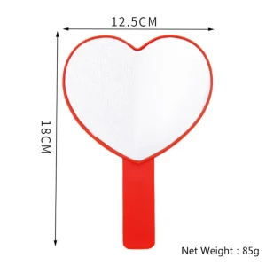 5 Colors Portable Makeup Mirror Long Lasting Lightweight 85g Compact Hand Mirror for Purse Travel or Daily Touch up