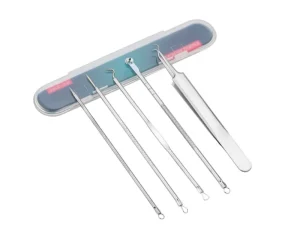 5 Pieces Blackhead Remover Pimple Skin Care Acne Treatment Needle Professional Stainless Pimples Comedone Extractor Removal Tool