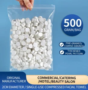 500 Pcs Disposable Compressed Face Towels Factory Premium Quality for Cross Border Export