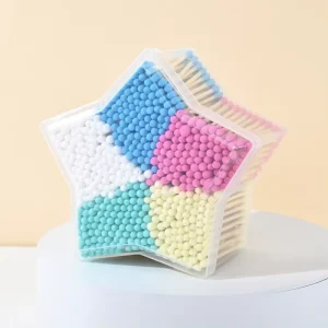 500pcs Colorful Cotton Buds Q Tips Bamboo Sticks Cotton Swabs Factory Ear Buds Makeup Tool Cotton Buds