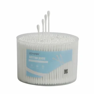 500pcs Cotton Buds Plastic Stick Face Makeup Double Cotton Swab