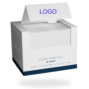 50PCS Disposable Face Towel Ultra Soft Disposable Towelette Facial Washcloth Biodegradable Makeup Remover Dry Wipes