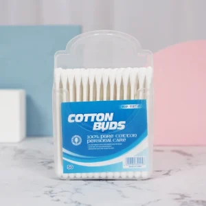 50PCS Hisopos White Paper Stick Cotton Swabs Easy open Function Ear Cleaning Cotton Buds