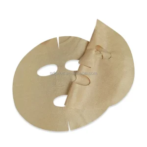 50gsm 100% Aloe Vera Fiber Face Masks Paper Smooth Fabric Face Masks Skin Care Nonwoven Mask