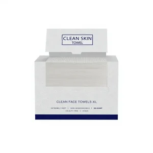 50pcs Nonwoven Square Skin Clean Towel 100% Biodegradable USDA Biobased Facial Towel Makeup Remove Wipes Disposable