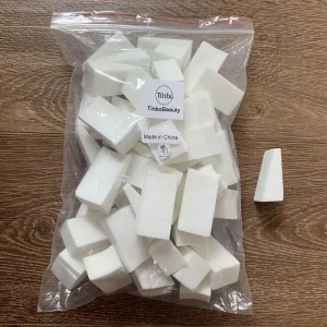 50pcs Wedges Sponge Makeup Biodegradable Makeup Sponges From TinboBeauty
