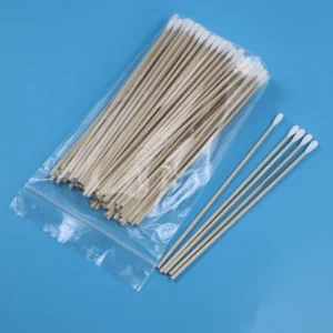 6″ Biodegradable Long Wooden Stick Daily Use Cotton Bud Swab