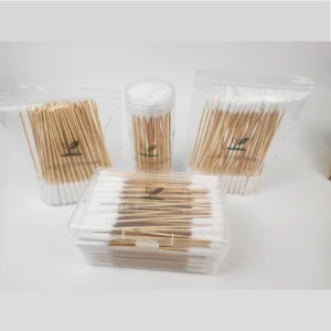 6 Inch Qtips Long Big Head Cotton Buds Eco Friendly Ear Cleaning Bamboo Sticks for Dogs Eco Friendly Cotton Swabs
