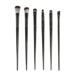 6 Pieces Daily Eye Makeup Brush Set Multi function 6pcs Makeup Brushes for Eye Shadow Lip Gloss Eyebrow Cosmetic Brush