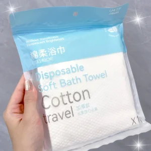 60*30cm Beauty Spa Bath Towel Pearl Cotton 2pcs Portable Disposable Skin Friendly Towel Face Towels for Travel SY425