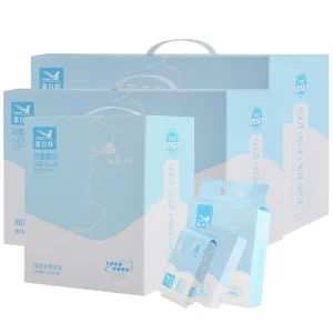 600g Thickened Disposable Cotton Soft Face Wash Towel Removable Hanging Maternity Baby Cleansing Towel Safety Cross Border