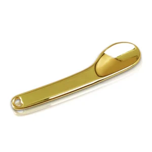 60mm Metal Facial Zinc Alloy Skincare Scoop Eye Cream Spatula Applicator Mini Metal Spoon