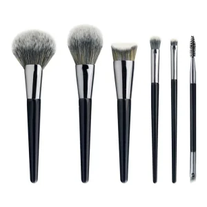 6pcs Eye Brow Brush Kit Foundation Makeup Tools Fancy Set Soft Synthetic Hair Makeup Brush