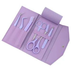 6pcs6pcs Eyebrow Trimmer Set Eyebrow Razor Scraping Comb Razor Eyebrow Clip Scissors Tweezers Makeup Tools Sets