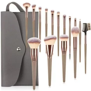 7/15pcs Makeup Brush Set Eyeshadow Brush Eyelash Concealer Foundation Brush Set Cosmetic Tools with Makeup Bag