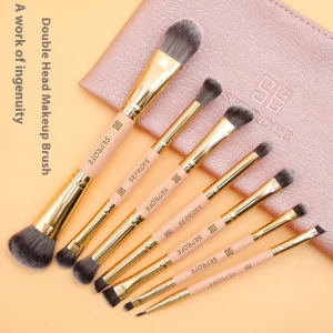 7 Piece Double Headed Makeup Brush Set Soft Hair Beauty Tools Face Blush Eye Shadow Eyeliner Full Coverage Brush Suit