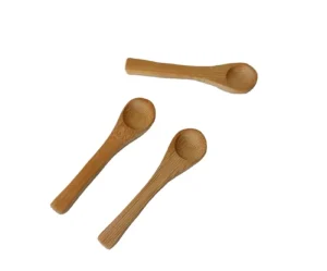 7 cm Mini Bamboo Ice Cream Facial Mask Spoon