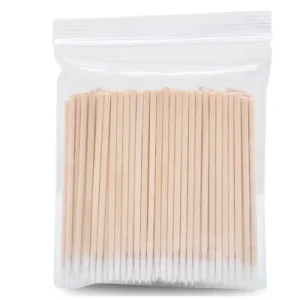 7cm/10cm Single Head Cotton Swab Wood Sticks for Permanent Eyebrow Cleaning
