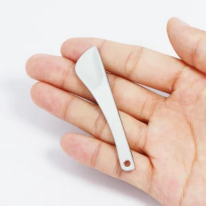 7cm Gold Mini Cosmetic Spatula Spoon for Facial Mask and Face Cream Recyclable ROHS Certified WS20004