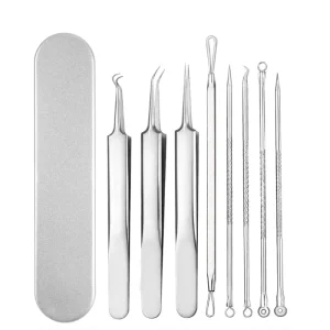 8 7 5PCS Acne Blackhead Removal Needles Black Dots Cleaner Black Head Pore Cleaner Deep Cleansing Tool Face Skin Care Tool
