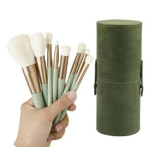 8 Pcs Makeup Brush Set Professional ABS Brush Set Makeup High Quality Makeup Brush Set with PU Bag